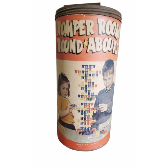 Vintage Early 1970's Molenaar Inc. Romper Room Round* Abouts Building Toys. - Picture 1 of 2
